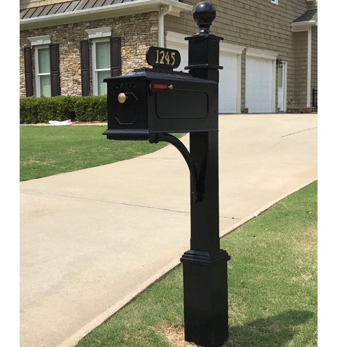 Addresses of Distinction Williamsburg Estate Mailbox with Post Included